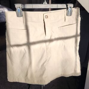 Athleta Cream Mini Skirt